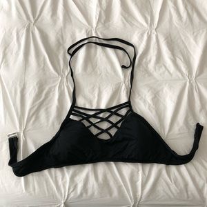 Black Swim Top